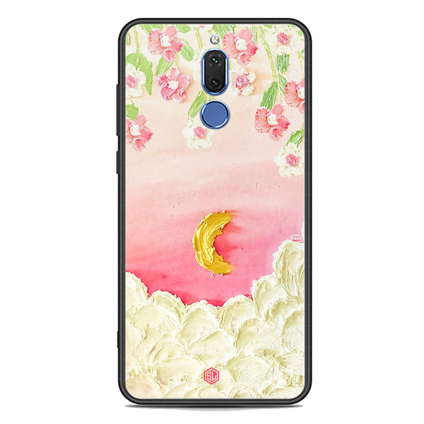 Floral Series Soft Phone Case - Premium Glass Case - Design 7 - Huawei Mate 10 Lite