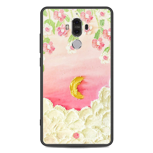 Floral Series Soft Phone Case - Premium Glass Case - Design 7 - Huawei Mate 9