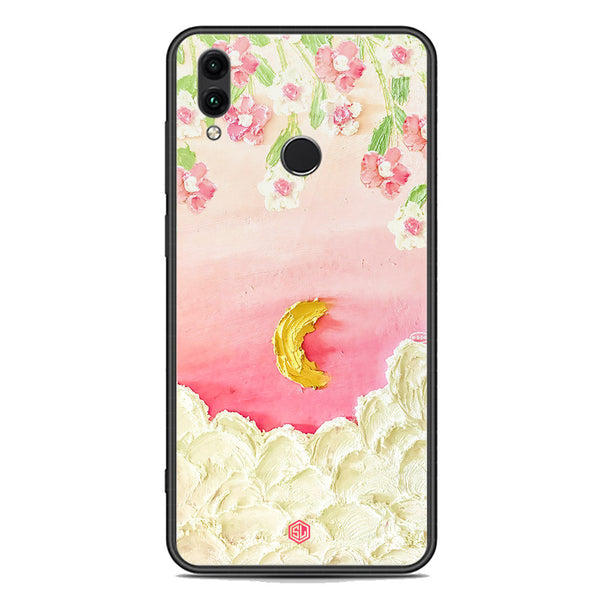 Floral Series Soft Phone Case - Premium Glass Case - Design 7 - Huawei Honor 10 Lite