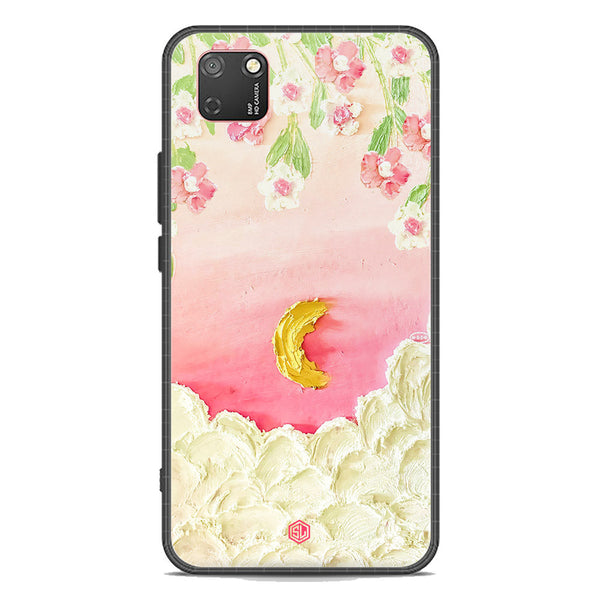 Floral Series Soft Phone Case - Premium Glass Case - Design 7 - Honor 9S