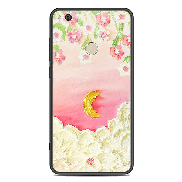 Floral Series Soft Phone Case - Premium Glass Case - Design 7 - Honor 8 Lite
