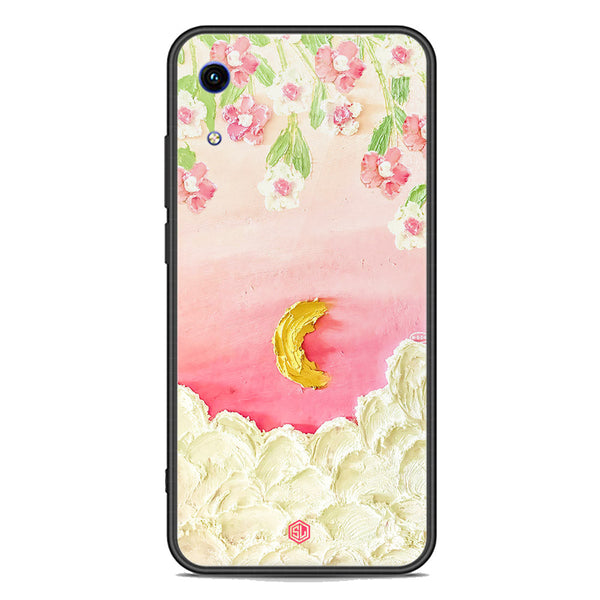 Floral Series Soft Phone Case - Premium Glass Case - Design 7 - Huawei Honor 8A