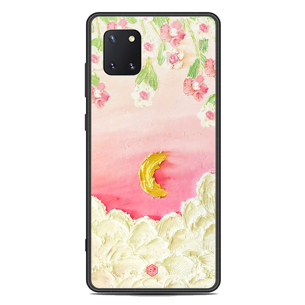 Floral Series Soft Phone Case - Premium Glass Case - Design 7 - Samsung Galaxy Note 10 Lite