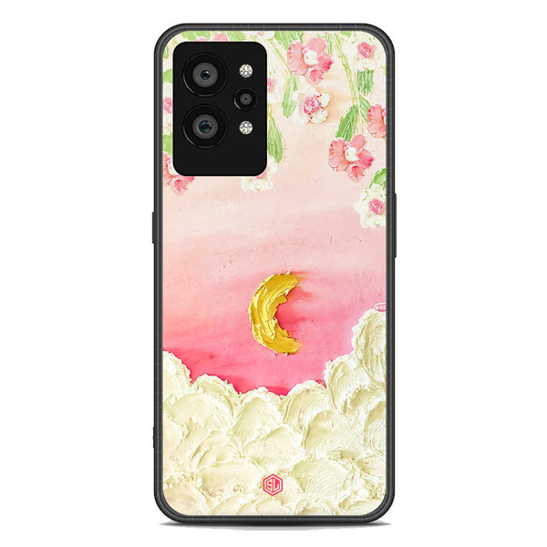 Floral Series Soft Phone Case - Premium Glass Case - Design 7 - Realme GT2 Pro