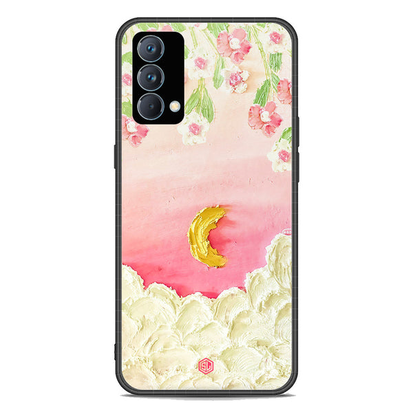 Floral Series Soft Phone Case - Premium Glass Case - Design 7 - Realme GT Master