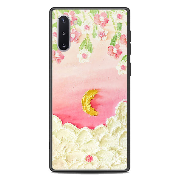 Floral Series Soft Phone Case - Premium Glass Case - Design 7 - Samsung Galaxy Note 10