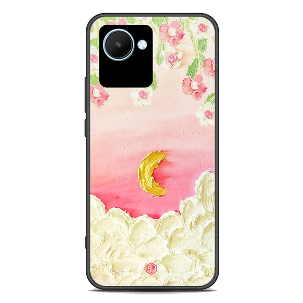 Floral Series Soft Phone Case - Premium Glass Case - Design 7 - Realme C30