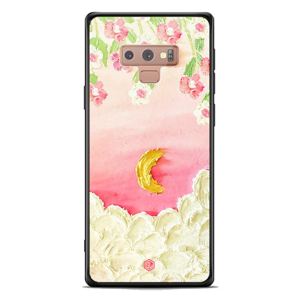 Floral Series Soft Phone Case - Premium Glass Case - Design 7 - Samsung Galaxy Note 9