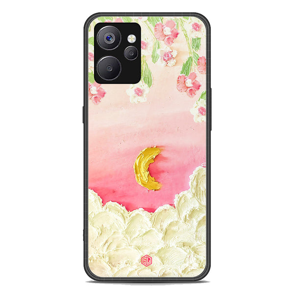 Floral Series Soft Phone Case - Premium Glass Case - Design 7 - Realme 9i 5G