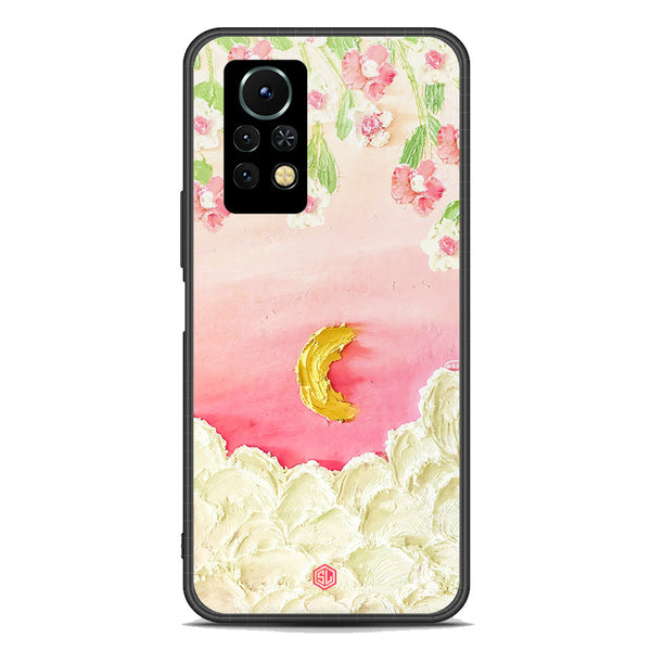 Floral Series Soft Phone Case - Premium Glass Case - Design 7 - Infinix Note 11s