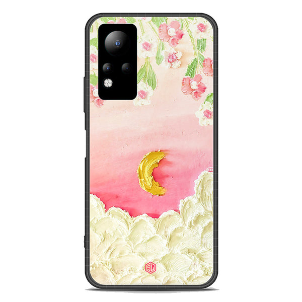 Floral Series Soft Phone Case - Premium Glass Case - Design 7 - Infinix Note 11