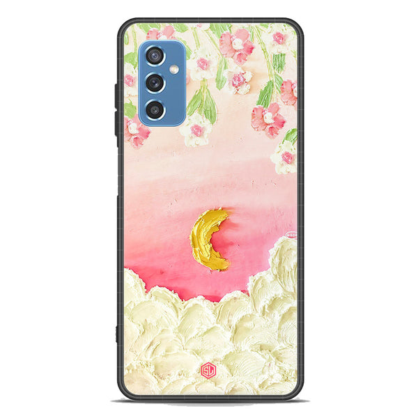 Floral Series Soft Phone Case - Premium Glass Case - Design 7 - Samsung Galaxy M52 5G