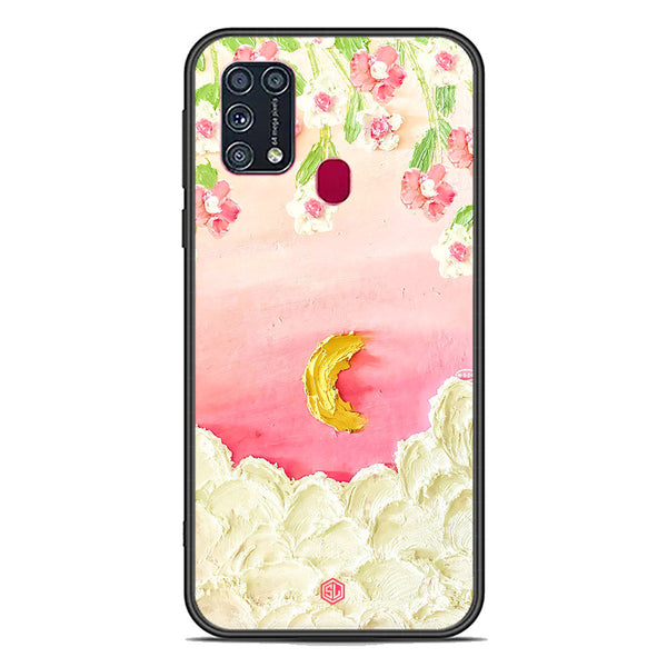 Floral Series Soft Phone Case - Premium Glass Case - Design 7 - Samsung Galaxy M31