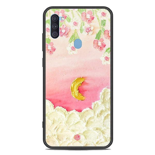 Floral Series Soft Phone Case - Premium Glass Case - Design 7 - Samsung Galaxy M11