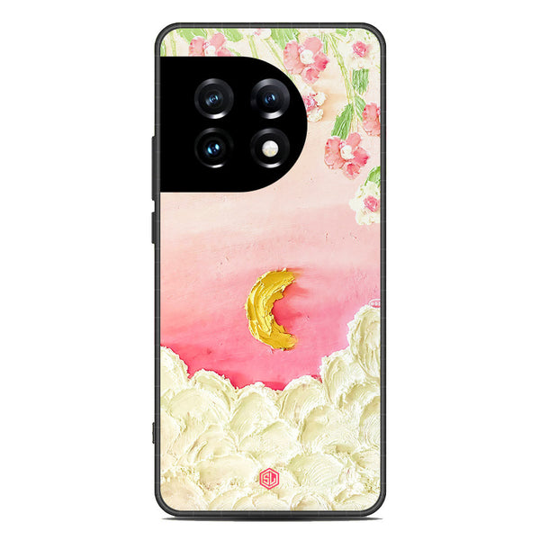 Floral Series Soft Phone Case - Premium Glass Case - Design 7 - OnePlus Ace 2 Pro