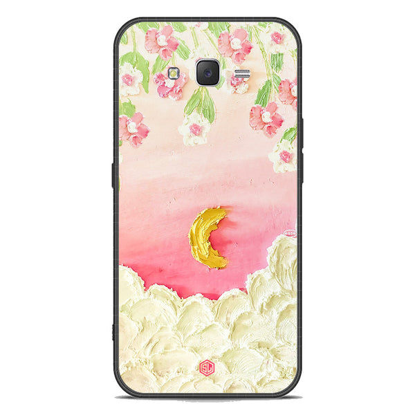 Floral Series Soft Phone Case - Premium Glass Case - Design 7 - Samsung Galaxy J7 2015
