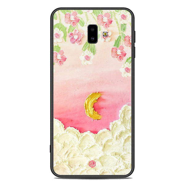 Floral Series Soft Phone Case - Premium Glass Case - Design 7 - Samsung Galaxy J6 Plus 2018