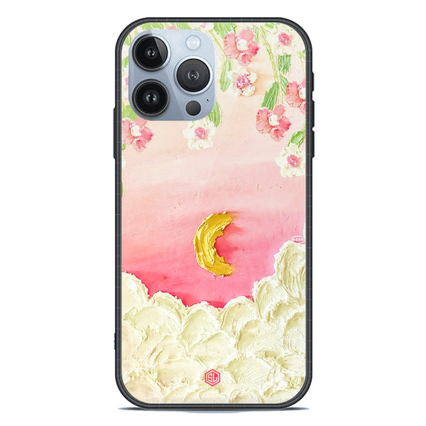 Floral Series Soft Phone Case - Premium Glass Case - Design 7 - iPhone 13 Pro Max