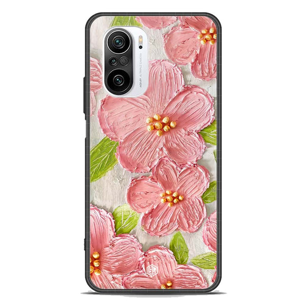 Floral Series Soft Phone Case - Premium Glass Case - Design 9 - Xiaomi Mi 11i