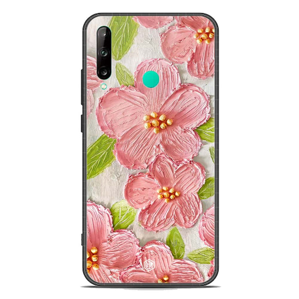 Floral Series Soft Phone Case - Premium Glass Case - Design 9 - Honor 9C