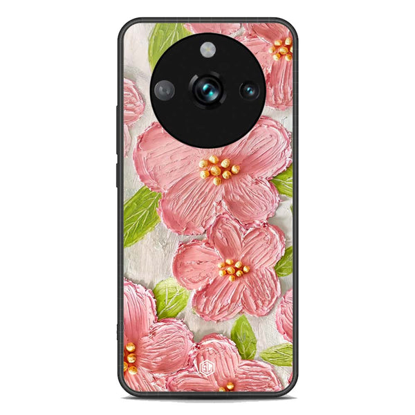 Floral Series Soft Phone Case - Premium Glass Case - Design 9 - Realme 11 Pro Plus