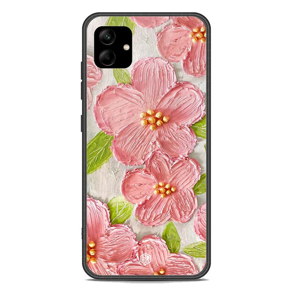 Floral Series Soft Phone Case - Premium Glass Case - Design 9 - Samsung Galaxy M04 4G