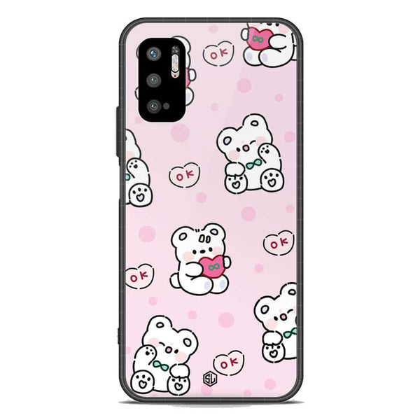 Cute Chic Series Soft Phone Case - Premium Glass Case - Design 1 - Xiaomi Redmi Note 10 5G