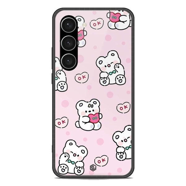 Cute Chic Series Soft Phone Case - Premium Glass Case - Design 1 - Samsung Galaxy S23 Plus 5G
