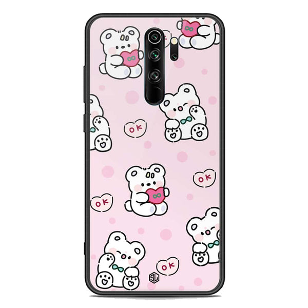 Cute Chic Series Soft Phone Case - Premium Glass Case - Design 1 - Xiaomi Redmi Note 8 Pro