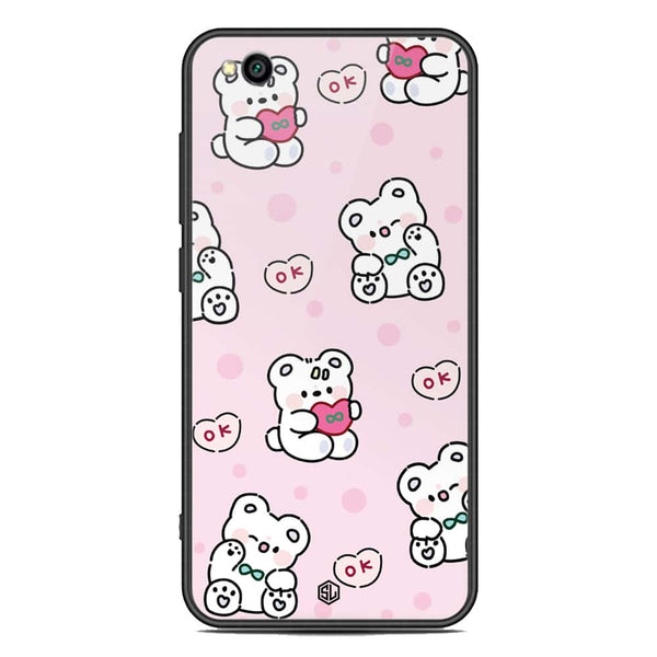 Cute Chic Series Soft Phone Case - Premium Glass Case - Design 1 - Xiaomi Redmi Go