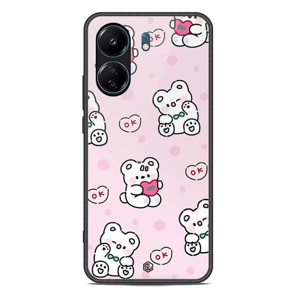 Cute Chic Series Soft Phone Case - Premium Glass Case - Design 1 - Xiaomi 13C