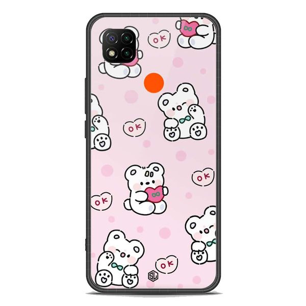 Cute Chic Series Soft Phone Case - Premium Glass Case - Design 1 - Xiaomi Redmi 10A