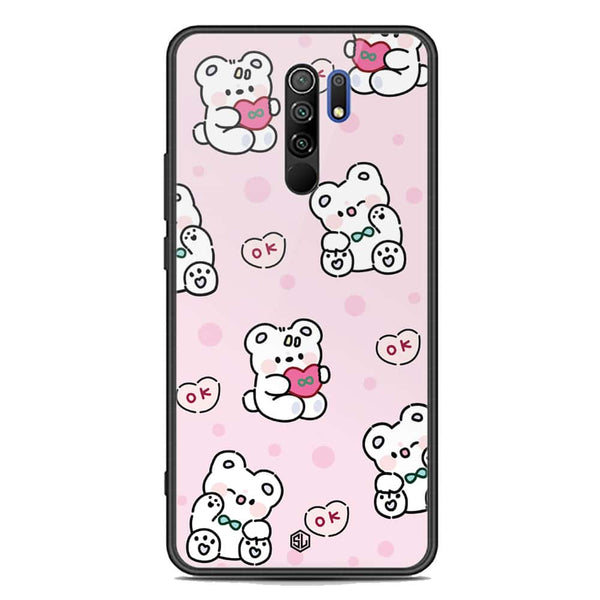 Cute Chic Series Soft Phone Case - Premium Glass Case - Design 1 - Xiaomi Poco M2