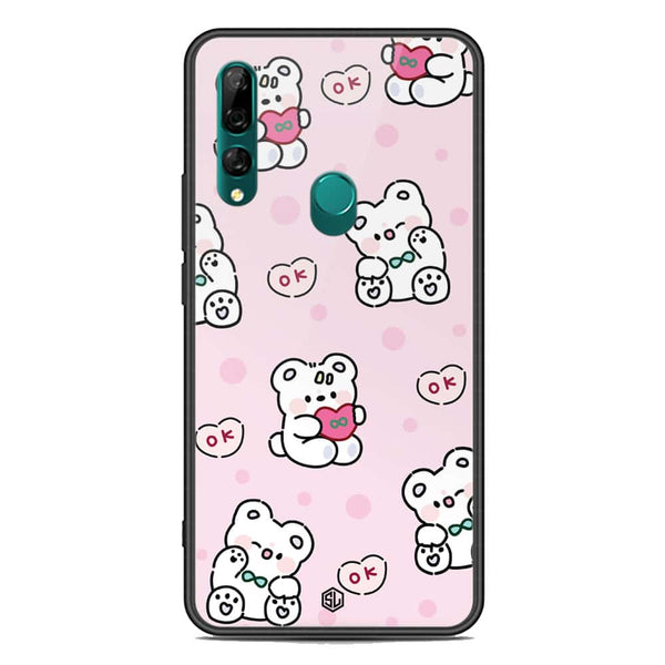 Cute Chic Series Soft Phone Case - Premium Glass Case - Design 1 - Huawei Y9 Prime 2019