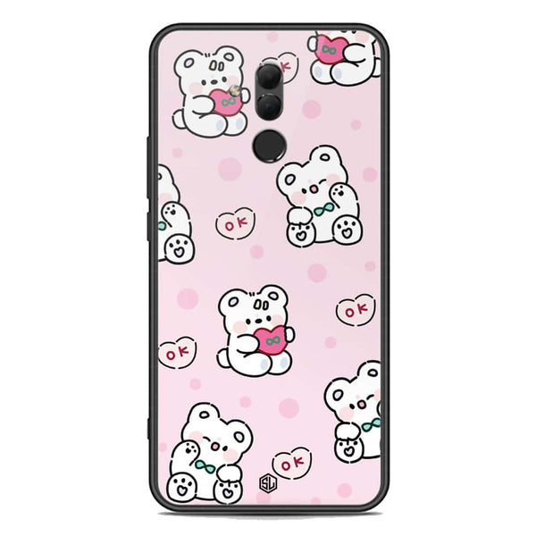 Cute Chic Series Soft Phone Case - Premium Glass Case - Design 1 - Huawei Mate 20 Lite