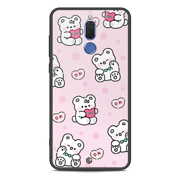 Cute Chic Series Soft Phone Case - Premium Glass Case - Design 1 - Huawei Mate 10 Lite