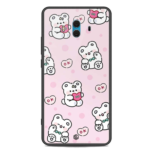 Cute Chic Series Soft Phone Case - Premium Glass Case - Design 1 - Huawei Mate 10