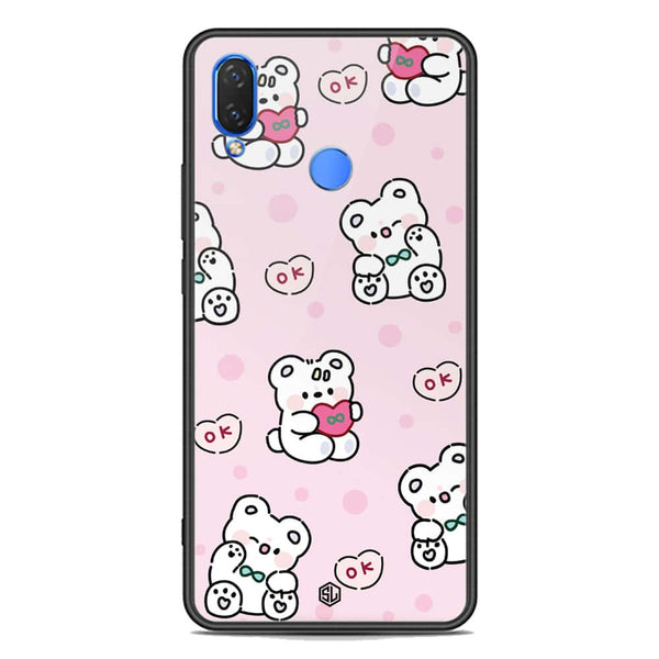 Cute Chic Series Soft Phone Case - Premium Glass Case - Design 1 - Huawei Honor Play