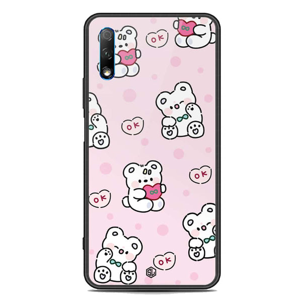 Cute Chic Series Soft Phone Case - Premium Glass Case - Design 1 - Honor 9x