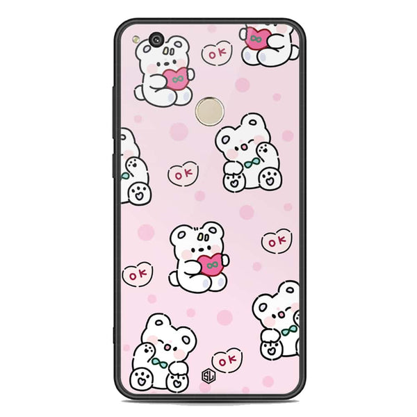 Cute Chic Series Soft Phone Case - Premium Glass Case - Design 1 - Honor 8 Lite