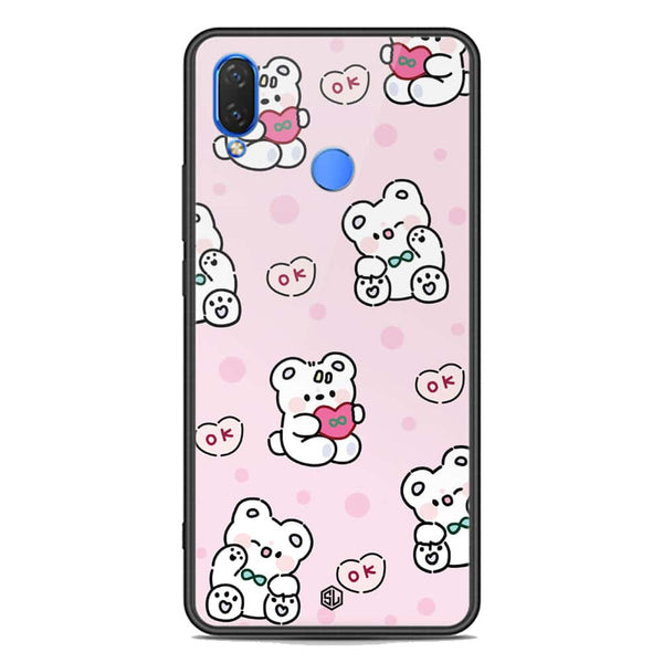 Cute Chic Series Soft Phone Case - Premium Glass Case - Design 1 - Huawei Honor 8C