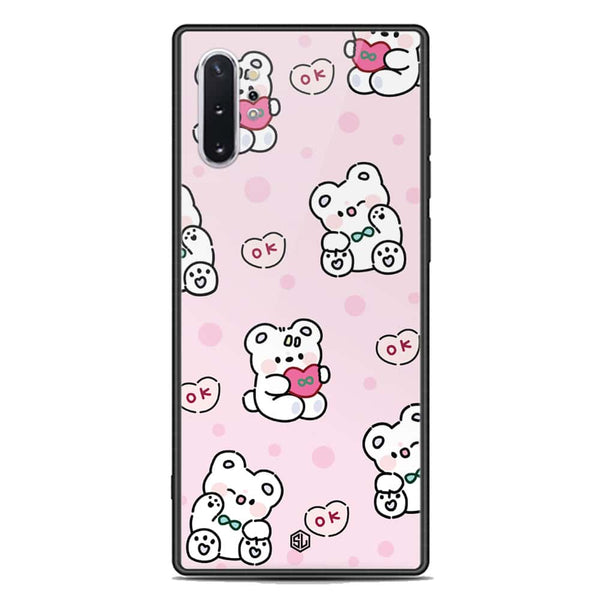 Cute Chic Series Soft Phone Case - Premium Glass Case - Design 1 - Samsung Galaxy Note 10 Plus