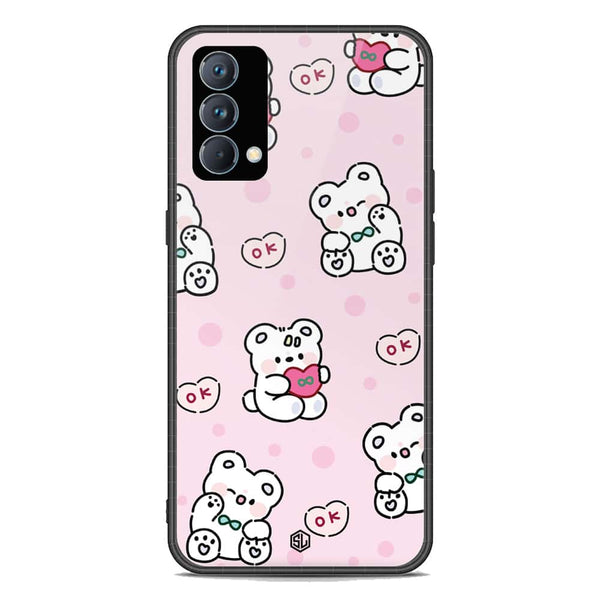 Cute Chic Series Soft Phone Case - Premium Glass Case - Design 1 - Realme GT Master