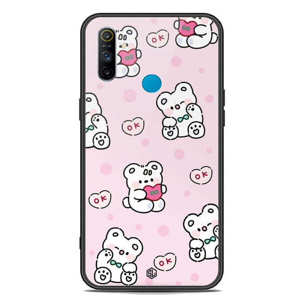Cute Chic Series Soft Phone Case - Premium Glass Case - Design 1 - Realme C3