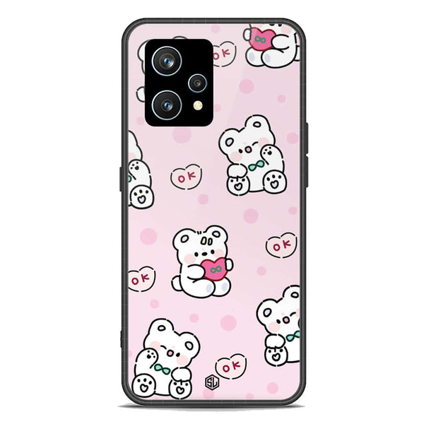 Cute Chic Series Soft Phone Case - Premium Glass Case - Design 1 - Realme 9 Pro Plus