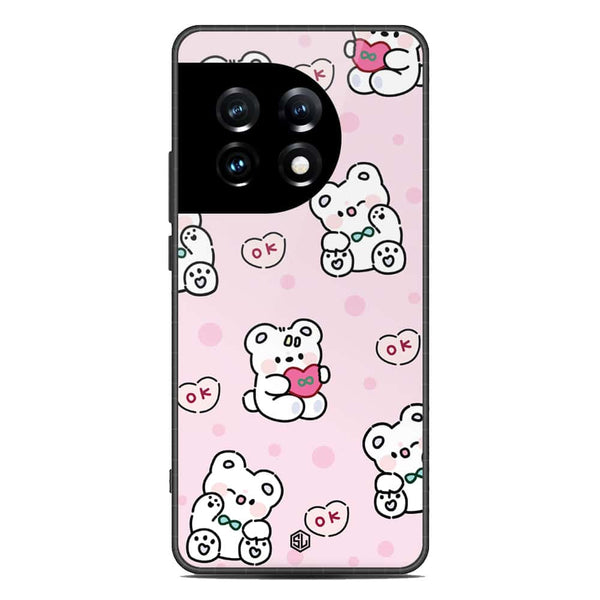 Cute Chic Series Soft Phone Case - Premium Glass Case - Design 1 - OnePlus Ace 2 Pro