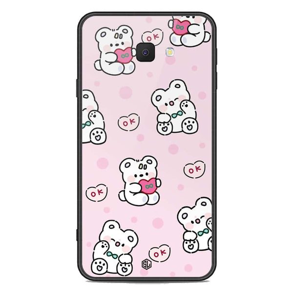 Cute Chic Series Soft Phone Case - Premium Glass Case - Design 1 - Samsung Galaxy J7 Prime