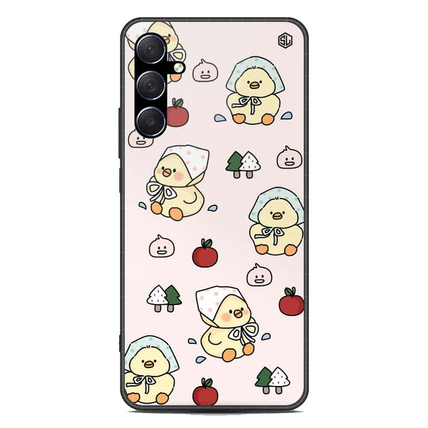 Cute Chic Series Soft Phone Case - Premium Glass Case - Design 2 - Samsung Galaxy M54