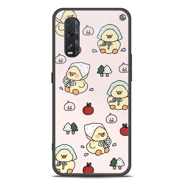 Cute Chic Series Soft Phone Case - Premium Glass Case - Design 2 - Oppo Find X2