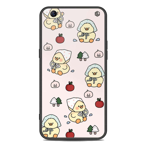 Cute Chic Series Soft Phone Case - Premium Glass Case - Design 2 - Oppo F3 Plus